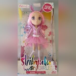 Doll Shibajuku Girls  13" Shizuka  pink long hair  So Unique  So Sweet New